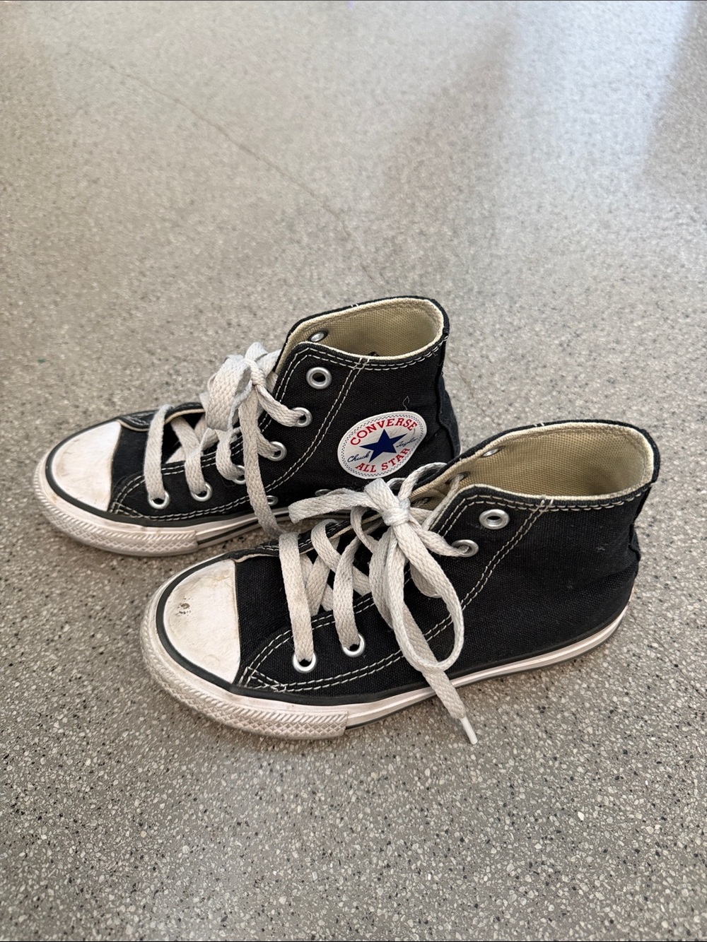 Converse Kids Black and White High-Top Sneakers